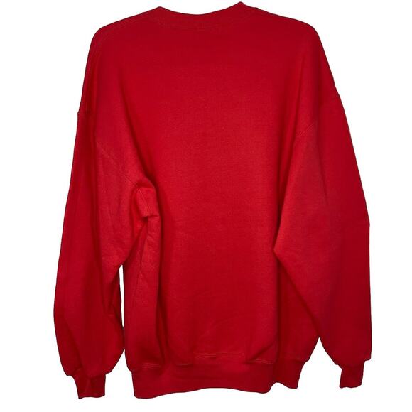 Jerzees Sweater XL Vintage Florida Spellout Embroidered State Location Crewneck - Picture 5 of 7